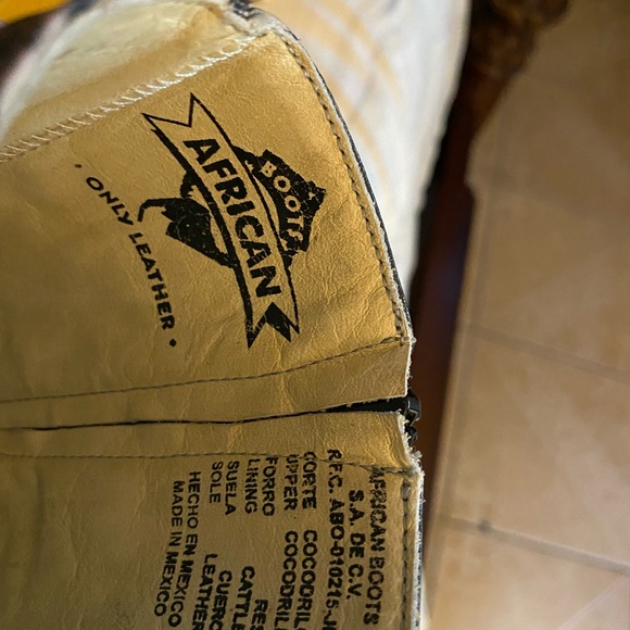 Genuine exotic crocodile women’s cowboy western vaquero boots pink brown 6 1/2 7 - Picture 3 of 8